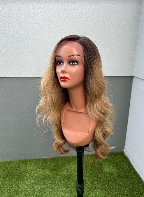 Dark roots Bodywave wig